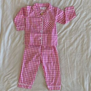 NWT Pink & White Checker PJs for your little girl!